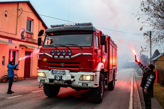 Wóz strażacki OSP Chełsty