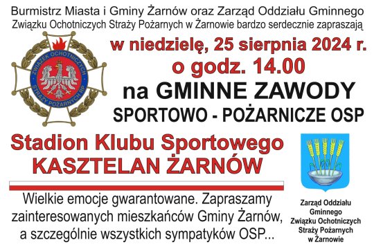 Gminne Zawody Sportowo - Pożarnicze jednostek OSP 2024