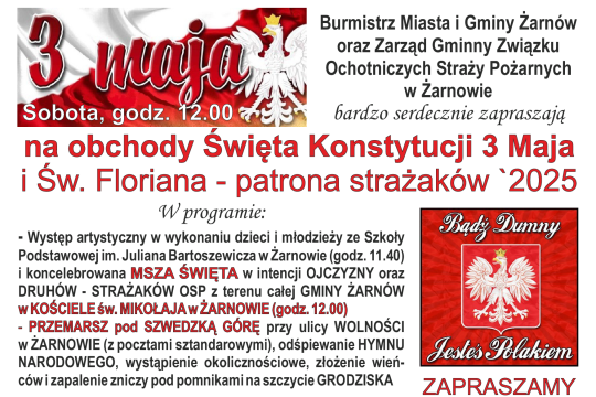Plakat, 3 Maja 2025 r