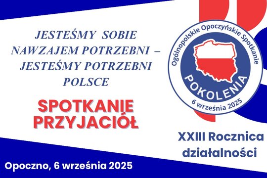 Ogólnopolskie Spotkanie Stowarzyszenia POKOLENIA - plakat