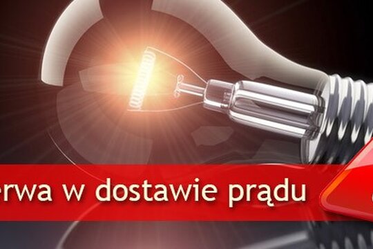 Przerwa w dostawie prądu