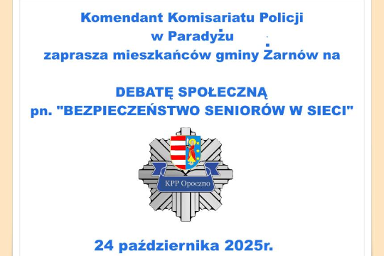 Plakat, debaty w Zdyszewicach