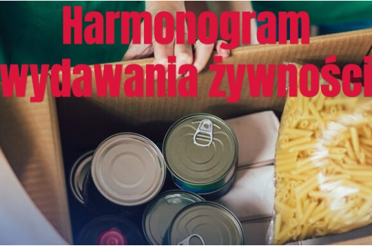 Pomoc Żywnościowa harmonogram