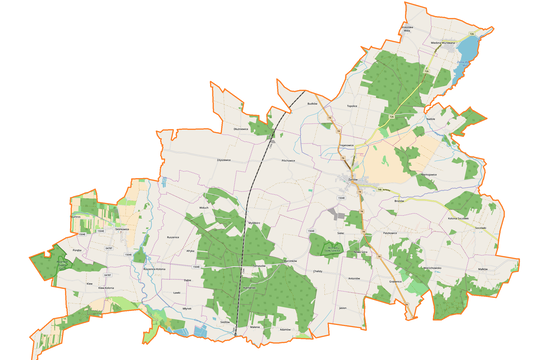 Mapa Gminy Żarnów