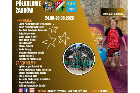 Drugi turnus półkoloni w Żarnowie