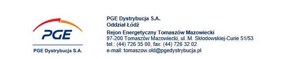 PGE Dystrybucja S.A. kontakt