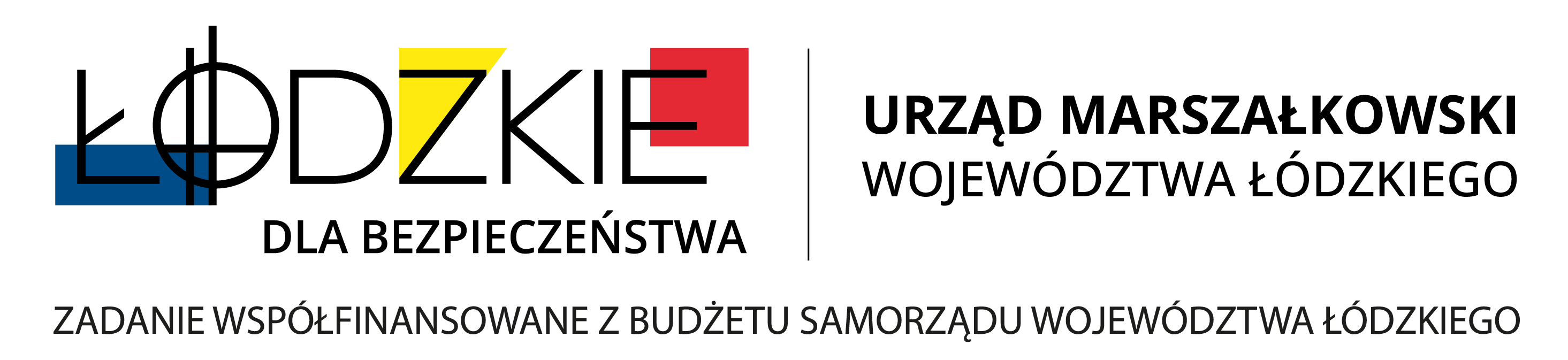 Łódzkie dla bezpieczeństwa - Zadanie współfinansowane z budżetu samorządu województwa łódzkiego