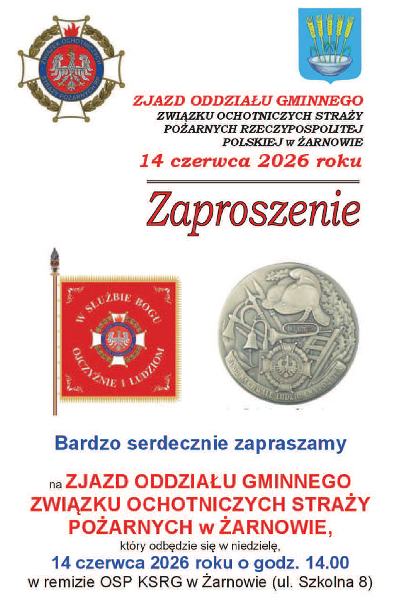 Zjazd OSP, plakat